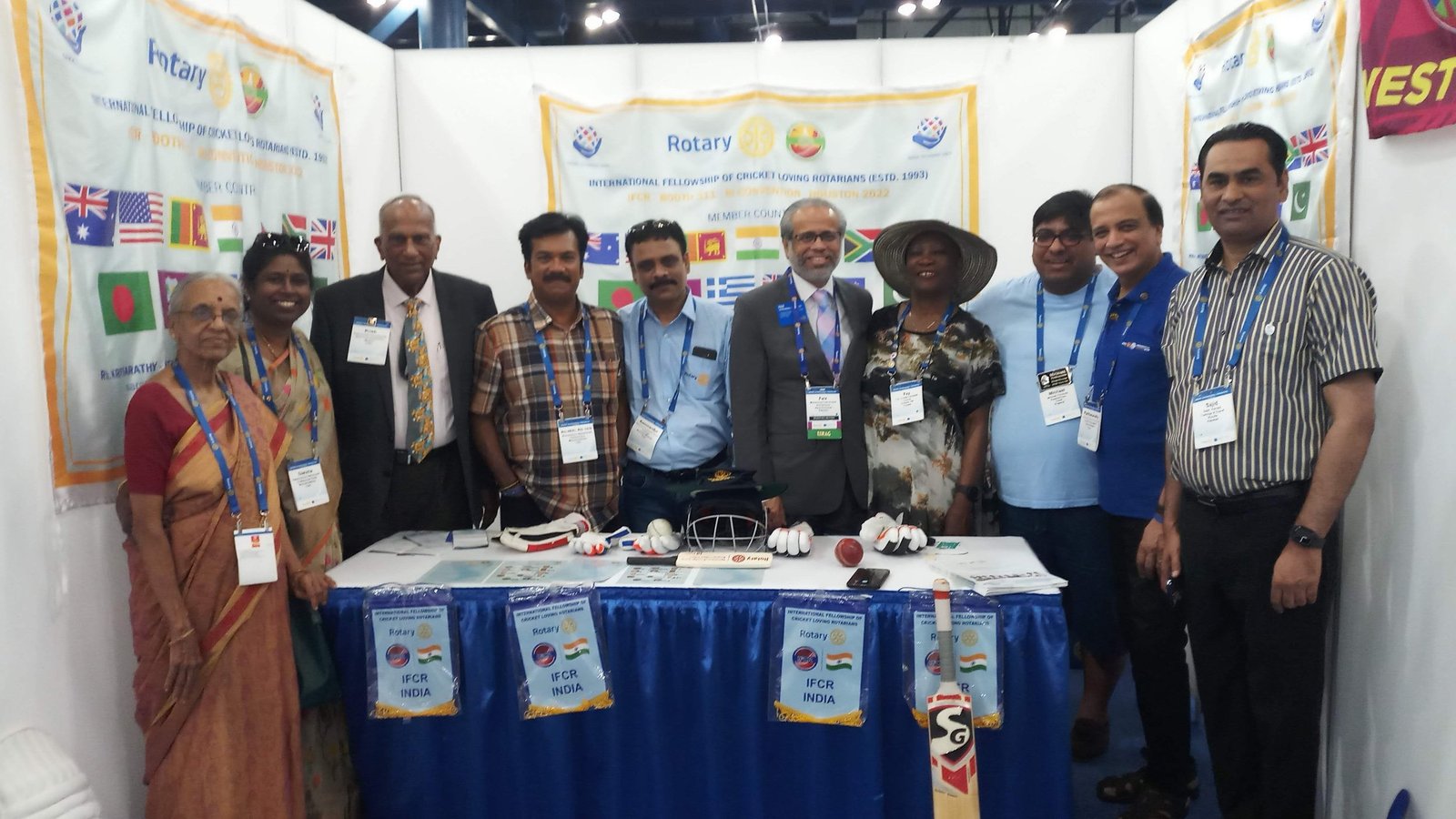 IFCR booth at Houston RI Convention 2022